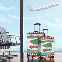 I Just Want To Camping Christmas Luggage Cover Xmas Holiday Patterns - Wonder Print Shop