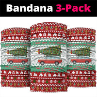 I Just Want To Camping Christmas Neck Gaiter Xmas Holiday Patterns - Wonder Print Shop