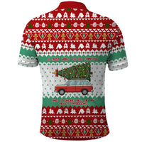 I Just Want To Camping Christmas Polo Shirt Xmas Holiday Patterns - Wonder Print Shop