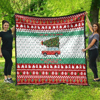 I Just Want To Camping Christmas Quilt Xmas Holiday Patterns - Wonder Print Shop