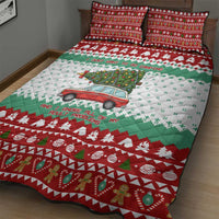 I Just Want To Camping Christmas Quilt Bed Set Xmas Holiday Patterns - Wonder Print Shop