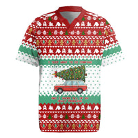 I Just Want To Camping Christmas Rugby Jersey Xmas Holiday Patterns - Wonder Print Shop