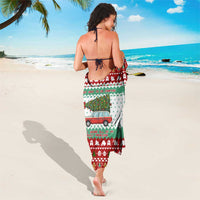 I Just Want To Camping Christmas Sarong Xmas Holiday Patterns - Wonder Print Shop
