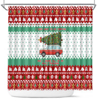 I Just Want To Camping Christmas Shower Curtain Xmas Holiday Patterns - Wonder Print Shop