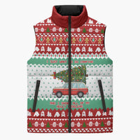 I Just Want To Camping Christmas Sleeveless Puffer Jacket Xmas Holiday Patterns - Wonder Print Shop