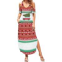 I Just Want To Camping Christmas Summer Maxi Dress Xmas Holiday Patterns - Wonder Print Shop