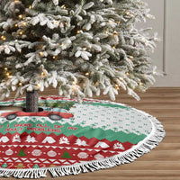 I Just Want To Camping Christmas Tree Skirt Xmas Holiday Patterns - Wonder Print Shop