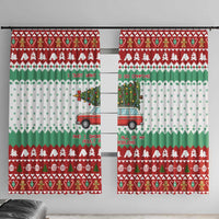 I Just Want To Camping Christmas Window Curtain Xmas Holiday Patterns - Wonder Print Shop