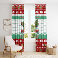 I Just Want To Camping Christmas Window Curtain Xmas Holiday Patterns - Wonder Print Shop