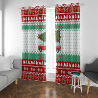 I Just Want To Camping Christmas Window Curtain Xmas Holiday Patterns - Wonder Print Shop