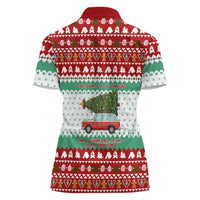I Just Want To Camping Christmas Women Polo Shirt Xmas Holiday Patterns - Wonder Print Shop