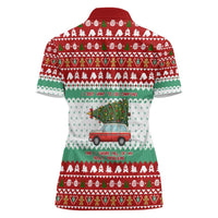 I Just Want To Camping Christmas Women Polo Shirt Xmas Holiday Patterns - Wonder Print Shop