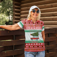 I Just Want To Camping Christmas Women Polo Shirt Xmas Holiday Patterns - Wonder Print Shop