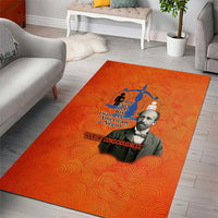 W.E.B. Du Bois Tribute Area Rug W.E.B. Du Bois Tribute - Wonder Print Shop