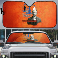 W.E.B. Du Bois Tribute Auto Sun Shade W.E.B. Du Bois Tribute - Wonder Print Shop