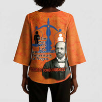 W.E.B. Du Bois Tribute Kimono Sleeve Blouse W.E.B. Du Bois Tribute - Wonder Print Shop