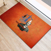 W.E.B. Du Bois Tribute Rubber Doormat W.E.B. Du Bois Tribute - Wonder Print Shop