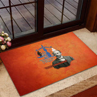 W.E.B. Du Bois Tribute Rubber Doormat W.E.B. Du Bois Tribute - Wonder Print Shop