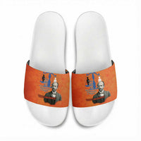 W.E.B. Du Bois Tribute Slide Sandals W.E.B. Du Bois Tribute - Wonder Print Shop