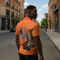 W.E.B. Du Bois Tribute Zipper Polo Shirt W.E.B. Du Bois Tribute - Wonder Print Shop