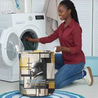 W.E.B. Du Bois Education is Liberation Laundry Basket Scholar, Activist, Visionary Tribute Design - Wonder Print Shop