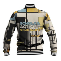 W.E.B. Du Bois Education is Liberation Baseball Jacket Scholar, Activist, Visionary Tribute Design - Wonder Print Shop