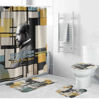 W.E.B. Du Bois Education is Liberation Bathroom Set Scholar, Activist, Visionary Tribute Design - Wonder Print Shop