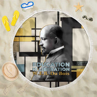 W.E.B. Du Bois Education is Liberation Beach Blanket Scholar, Activist, Visionary Tribute Design - Wonder Print Shop