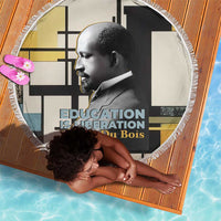 W.E.B. Du Bois Education is Liberation Beach Blanket Scholar, Activist, Visionary Tribute Design - Wonder Print Shop