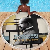 W.E.B. Du Bois Education is Liberation Beach Blanket Scholar, Activist, Visionary Tribute Design - Wonder Print Shop