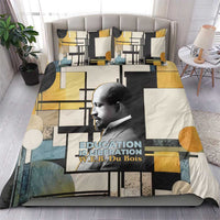 W.E.B. Du Bois Education is Liberation Bedding Set Scholar, Activist, Visionary Tribute Design - Wonder Print Shop