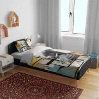 W.E.B. Du Bois Education is Liberation Bedding Set Scholar, Activist, Visionary Tribute Design - Wonder Print Shop