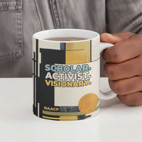 W.E.B. Du Bois Education is Liberation Ceramic Mug Scholar, Activist, Visionary Tribute Design - Wonder Print Shop