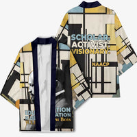 W.E.B. Du Bois Education is Liberation Kimono Scholar, Activist, Visionary Tribute Design - Wonder Print Shop