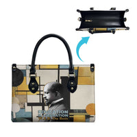 W.E.B. Du Bois Education is Liberation Leather Bag Scholar, Activist, Visionary Tribute Design - Wonder Print Shop