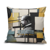 W.E.B. Du Bois Education is Liberation Pillow Cover Scholar, Activist, Visionary Tribute Design - Wonder Print Shop