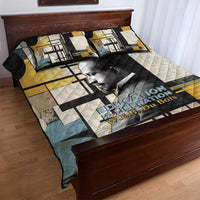 W.E.B. Du Bois Education is Liberation Quilt Bed Set Scholar, Activist, Visionary Tribute Design - Wonder Print Shop