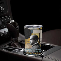W.E.B. Du Bois Education is Liberation Tumbler Cup Scholar, Activist, Visionary Tribute Design - Wonder Print Shop
