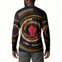 W.E.B. Du Bois Civil Rights Architect Button Sweatshirt Niagara Movement - NAACP Tribute Design