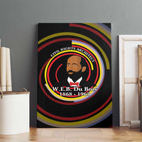 W.E.B. Du Bois Civil Rights Architect Canvas Wall Art Niagara Movement - NAACP Tribute Design - Wonder Print Shop