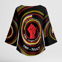 W.E.B. Du Bois Civil Rights Architect Kimono Sleeve Blouse Niagara Movement - NAACP Tribute Design - Wonder Print Shop