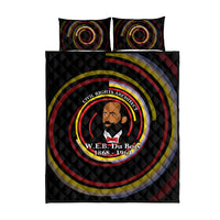 W.E.B. Du Bois Civil Rights Architect Quilt Bed Set Niagara Movement - NAACP Tribute Design - Wonder Print Shop