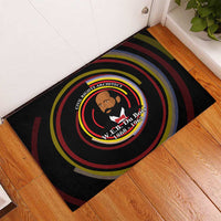 W.E.B. Du Bois Civil Rights Architect Rubber Doormat Niagara Movement - NAACP Tribute Design - Wonder Print Shop