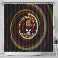 W.E.B. Du Bois Civil Rights Architect Shower Curtain Niagara Movement - NAACP Tribute Design - Wonder Print Shop