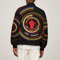 W.E.B. Du Bois Civil Rights Architect Sleeve Zip Bomber Jacket Niagara Movement - NAACP Tribute Design - Wonder Print Shop