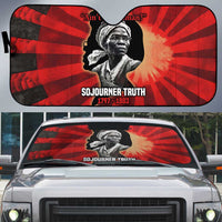 Sojourner Truth Auto Sun Shade Ain’t I a Woman - Akron 1851 Speech Tribute Design - Wonder Print Shop