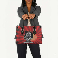 Sojourner Truth Leather Bag Ain’t I a Woman - Akron 1851 Speech Tribute Design - Wonder Print Shop