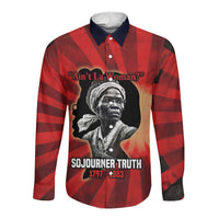 Sojourner Truth Long Sleeve Button Shirt Ain’t I a Woman - Akron 1851 Speech Tribute Design - Wonder Print Shop