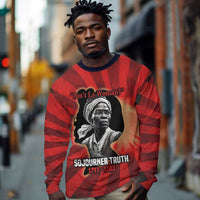 Sojourner Truth Long Sleeve Shirt Ain’t I a Woman - Akron 1851 Speech Tribute Design - Wonder Print Shop