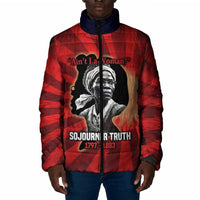 Sojourner Truth Padded Jacket Ain’t I a Woman - Akron 1851 Speech Tribute Design - Wonder Print Shop